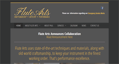 Desktop Screenshot of flutearts.com